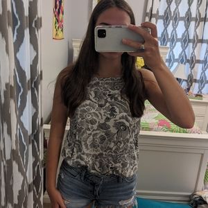 Old Navy floral printed top.